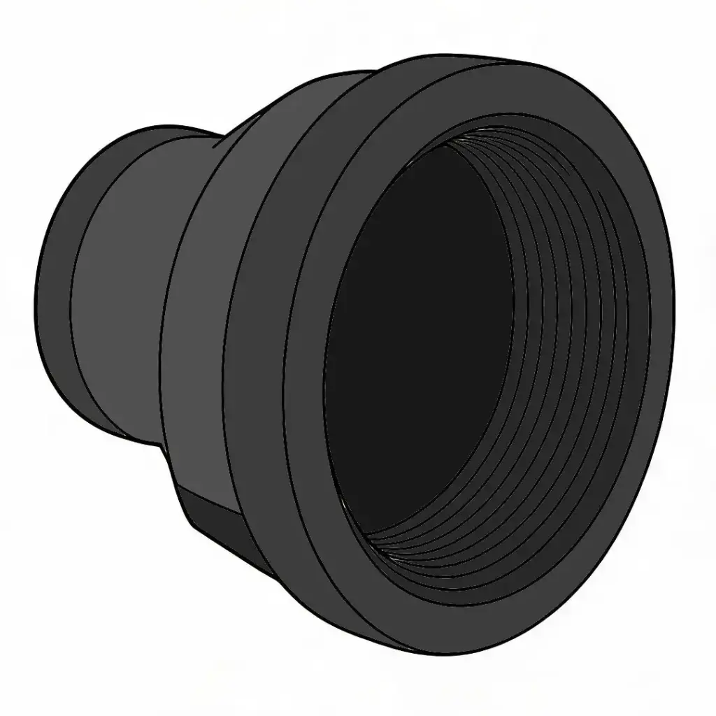 1/4" X 1/8" NPT Bell Reducer Sch.40 Plain