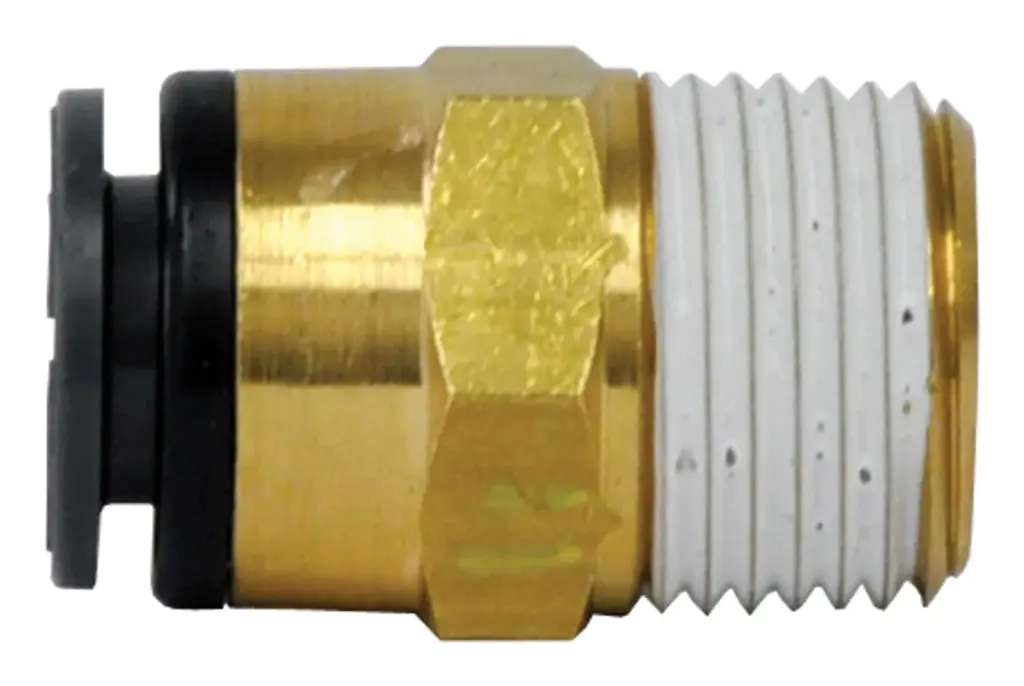 3/8" X 3/8" Composite PTC to Brass Male NPT Connector (DOT)