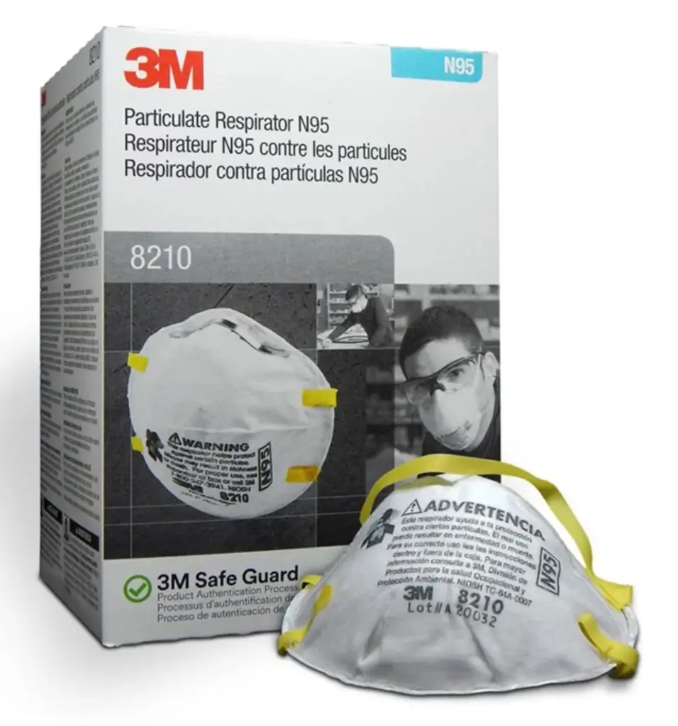 20Pk N95 Respirator Masks [Non-Valved] (3M)
