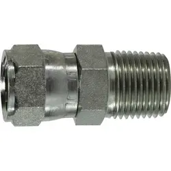 -06 X 3/8" Female JIC Swivel to Male NPT Steel