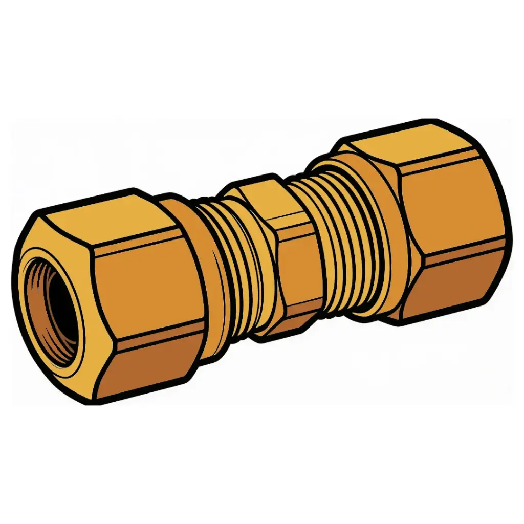 3/4" Air Brake Union Brass (DOT)