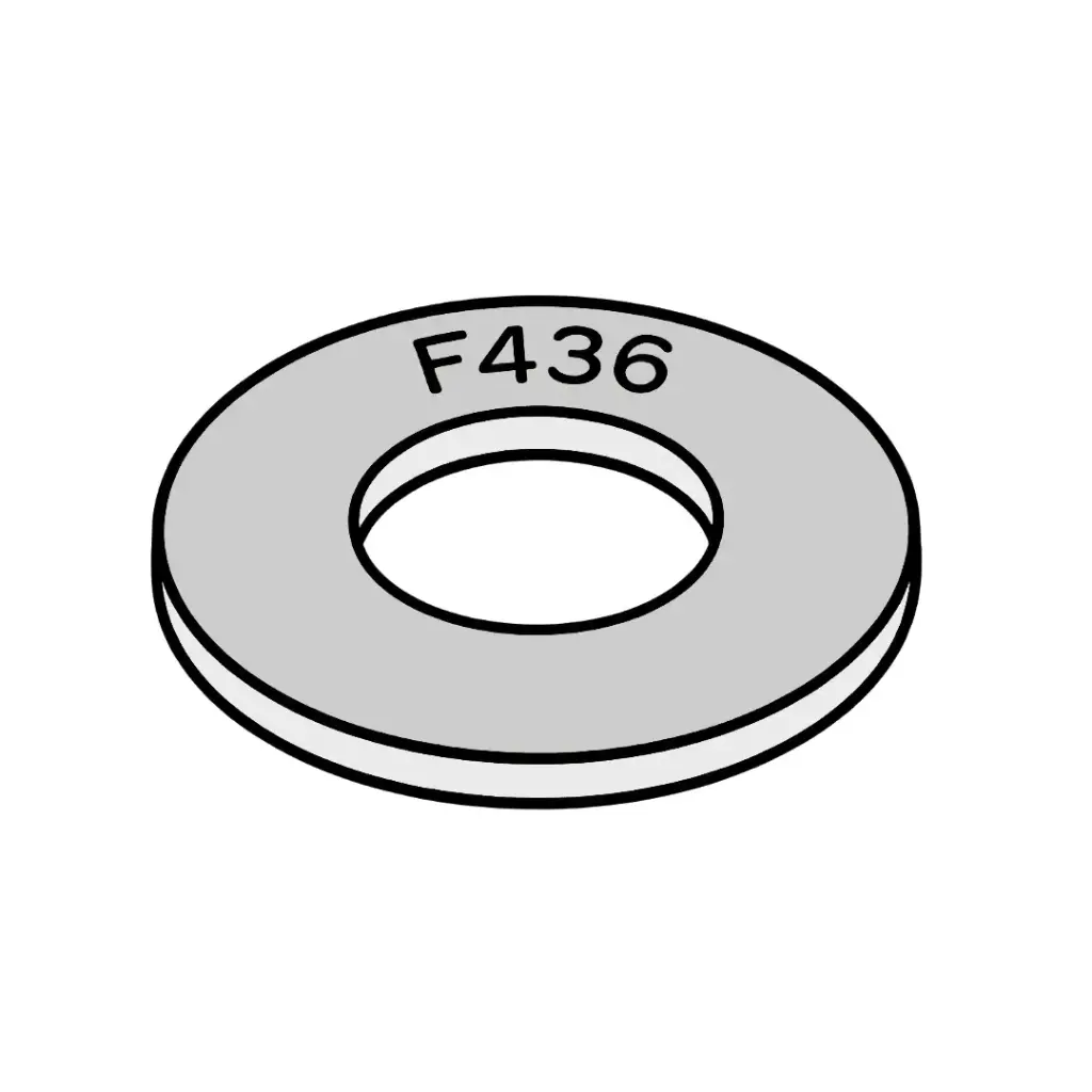 5/8" F436 Hardened Structural Flat Washer HDG