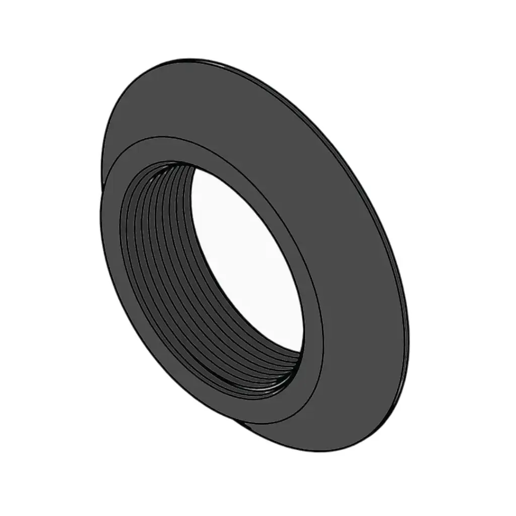 3/4" NPT Standard Weldable Flat Tank Flange (Bung) W/Pilot