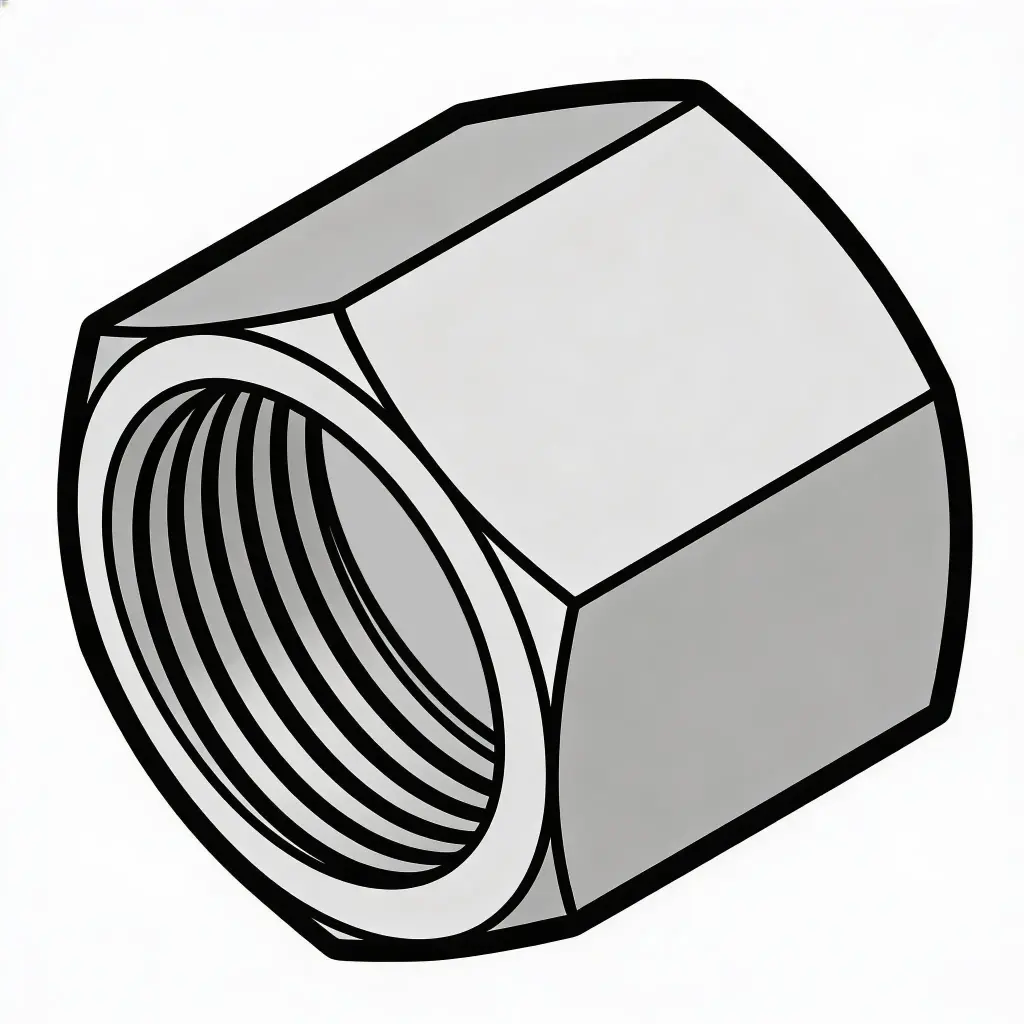 -4 Cap Nut 37° JIC Flare Steel