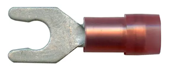 22-18 GA. Nylon #8 Fork Connector (Snap Style)