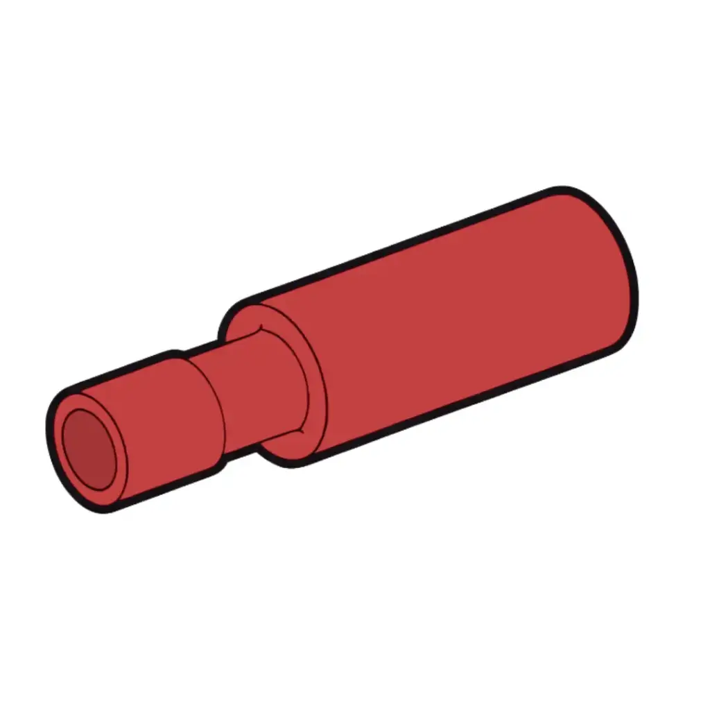 22-18 GA. Nylon #.157 Female Bullet Receptacle Connector