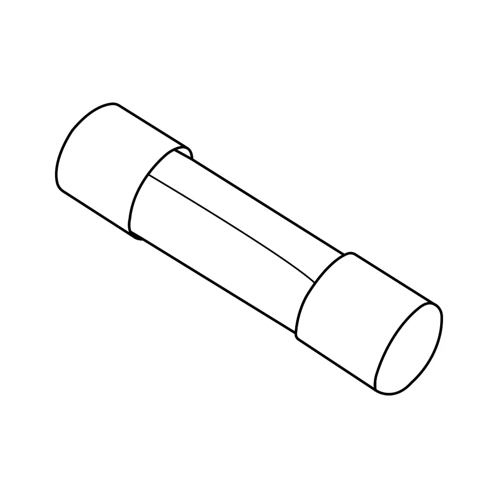 10 Amp AGC Glass Fuse