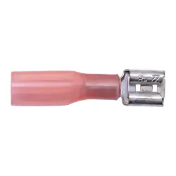 22-18 GA. Heat Shrink #.110 Female Dis-connect Bare Tip