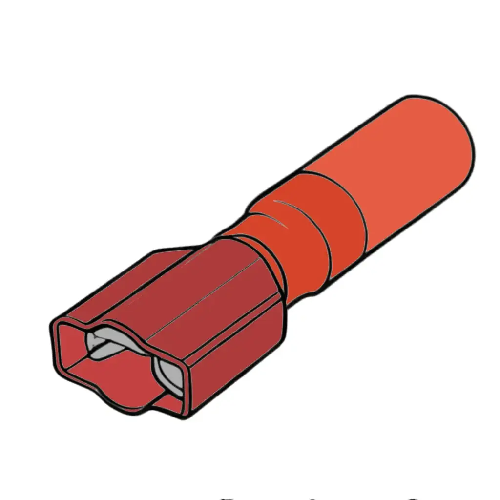 22-18 GA. Heat Shrink (Fully-Hump) #.250 Female Dis-connect