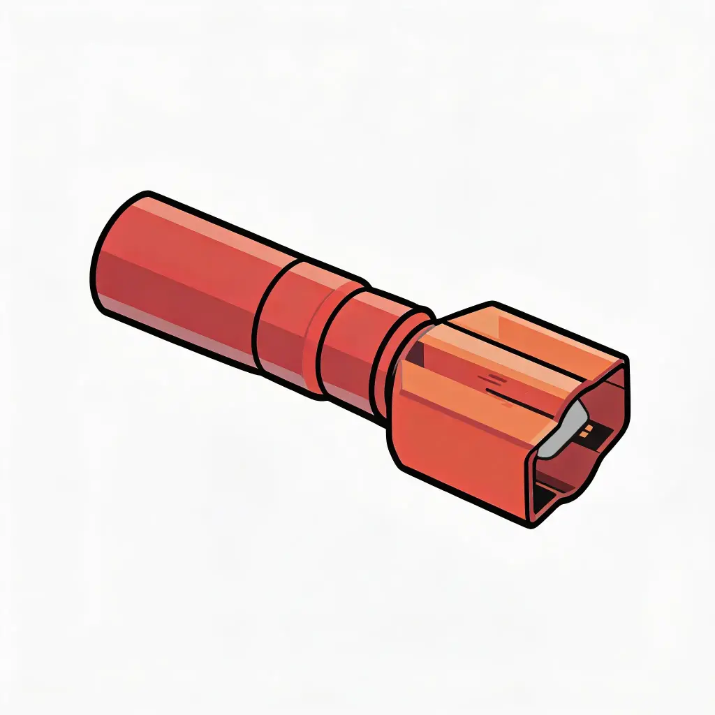 22-18 GA. Heat Shrink (Fully-Hump) #.250 Male Dis-connect