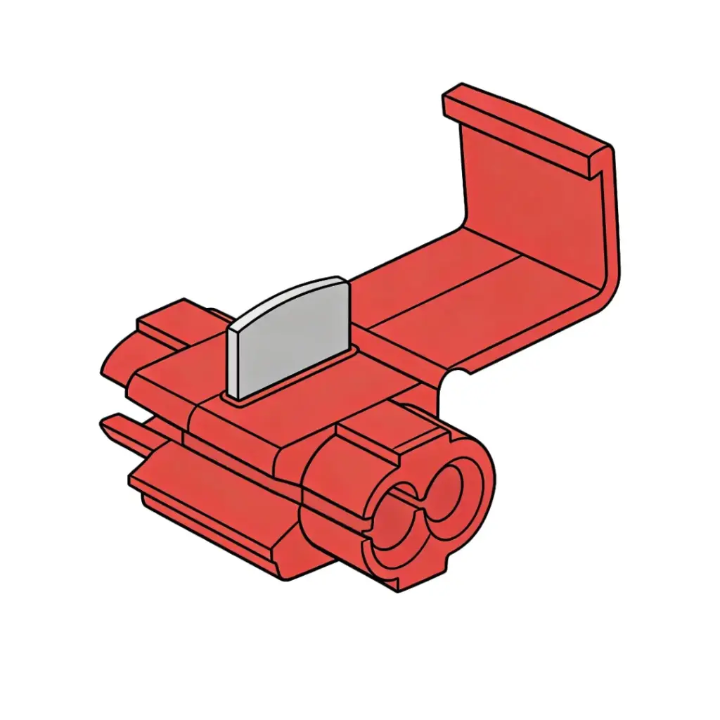 22-18 GA. Wire Splices/Scotchloks (Red)