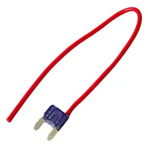 15 Amp Pigtailed Mini Spade Fuse [7" Lead]