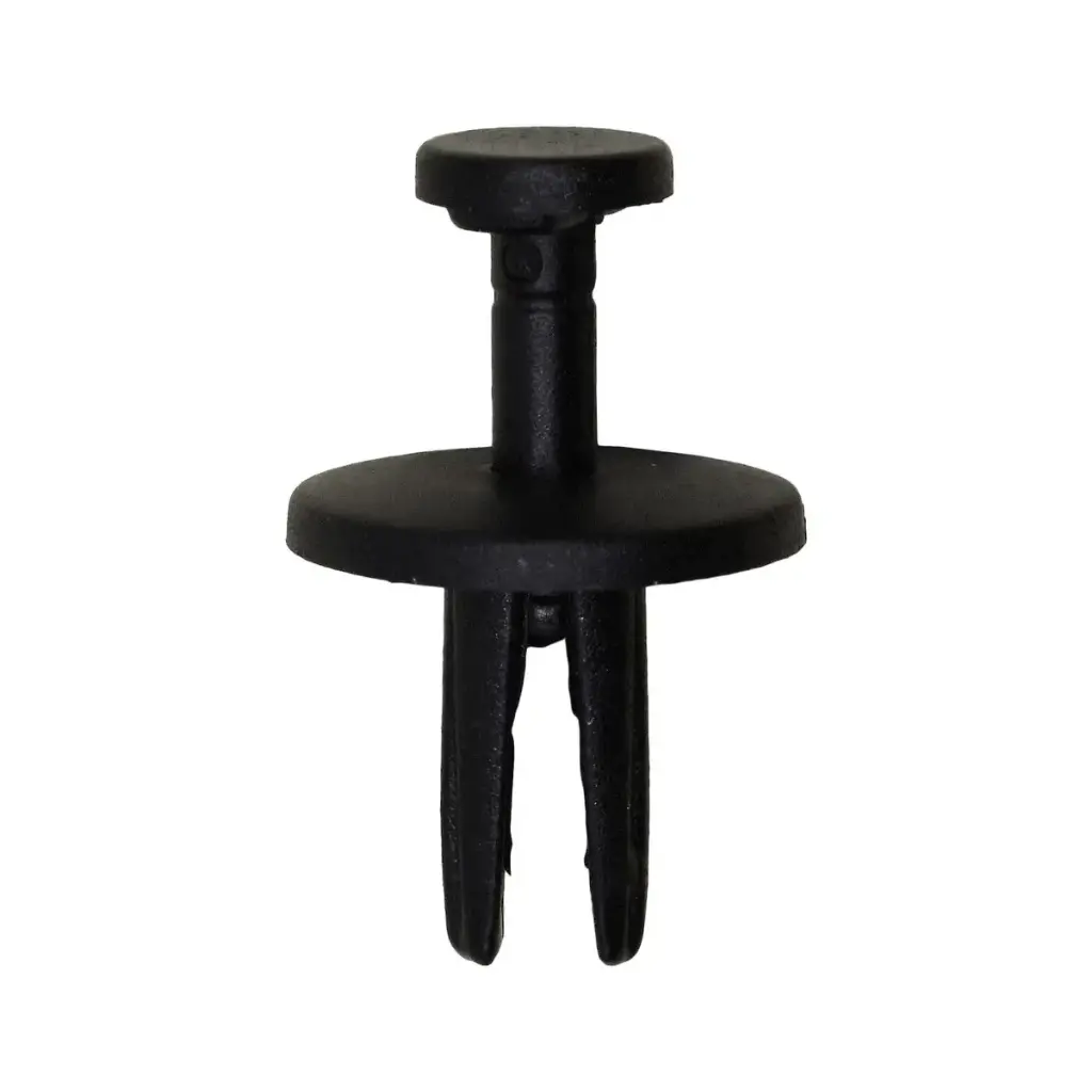 Nylon Retainer 11/16" Head 1/4" X 9/16" Stem Black
