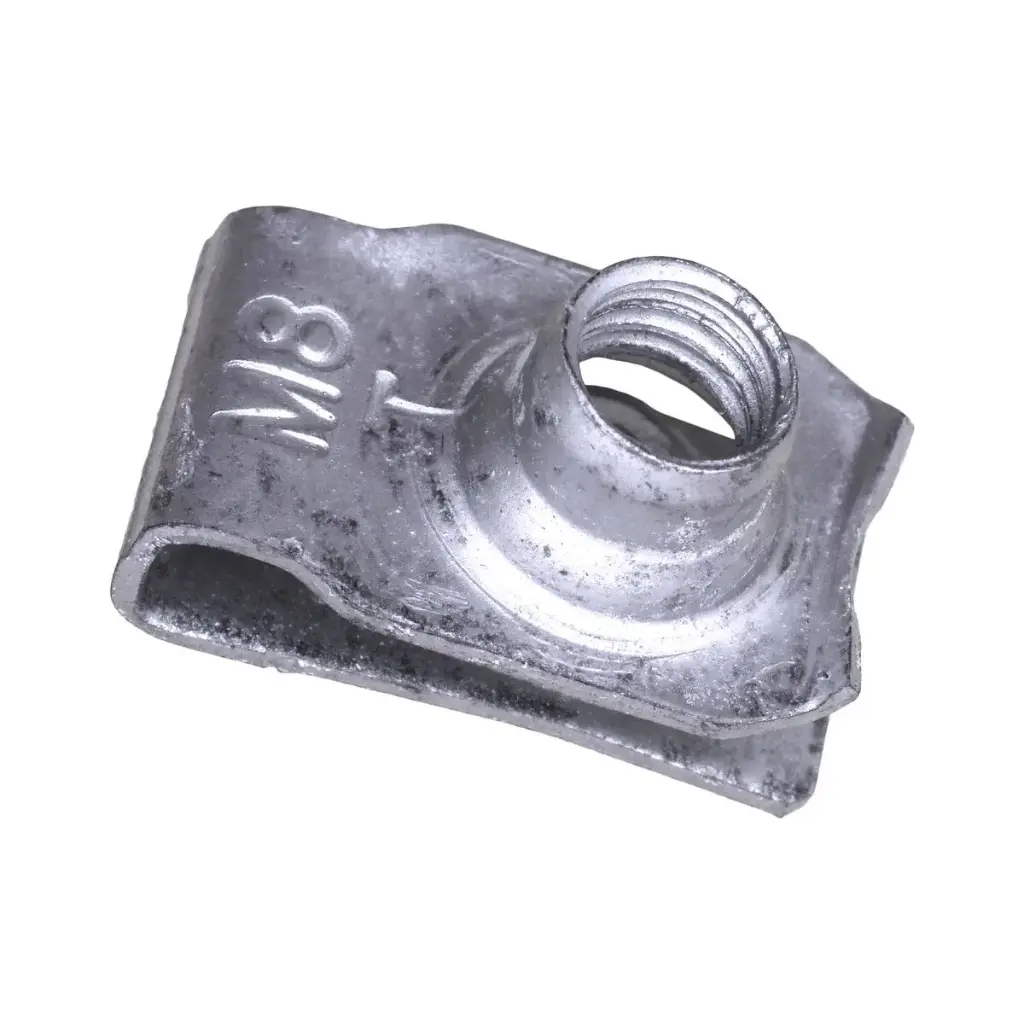 Extruded U-Nut M8-1.25 Screw Size (Panel Range) .060-.216 (Center to Edge) 9/16"