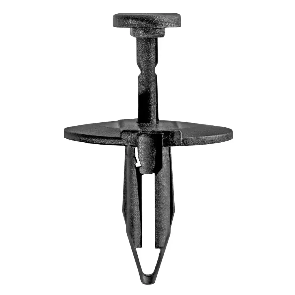 Nylon Retainer 1" Head 1/4" X 7/8" Stem Black