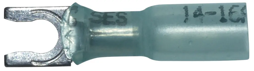 16-14 GA. Heat Shrink #8 Fork Connector