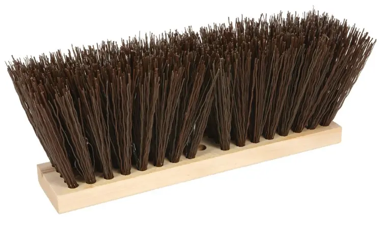 16" Poly-Bass Street Broom Head (Brown)