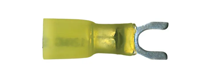 12-10 GA. Heat Shrink #10 Fork Connector