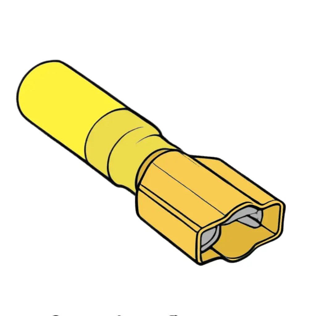12-10 GA. Heat Shrink (Fully-Hump) #.250 Female Dis-connect
