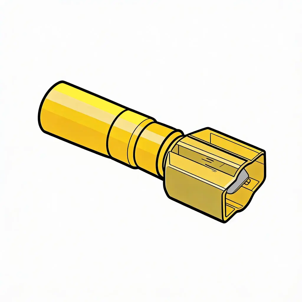 12-10 GA. Heat Shrink (Fully-Hump) #.250 Male Dis-connect