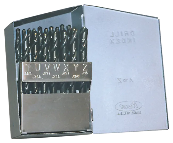 26Pc Letter Jobber Drill Bit Index 118° Pt [A-Z] (Cle-Line/USA)