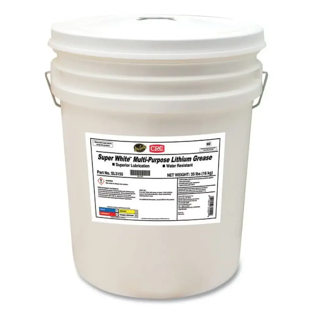 Super White Lithium Multi-Purpose Grease 35lb/5Gal Pail (CRC/Stalube)