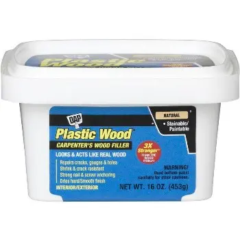 16oz. Natural Plastic Wood Filler (Dap)