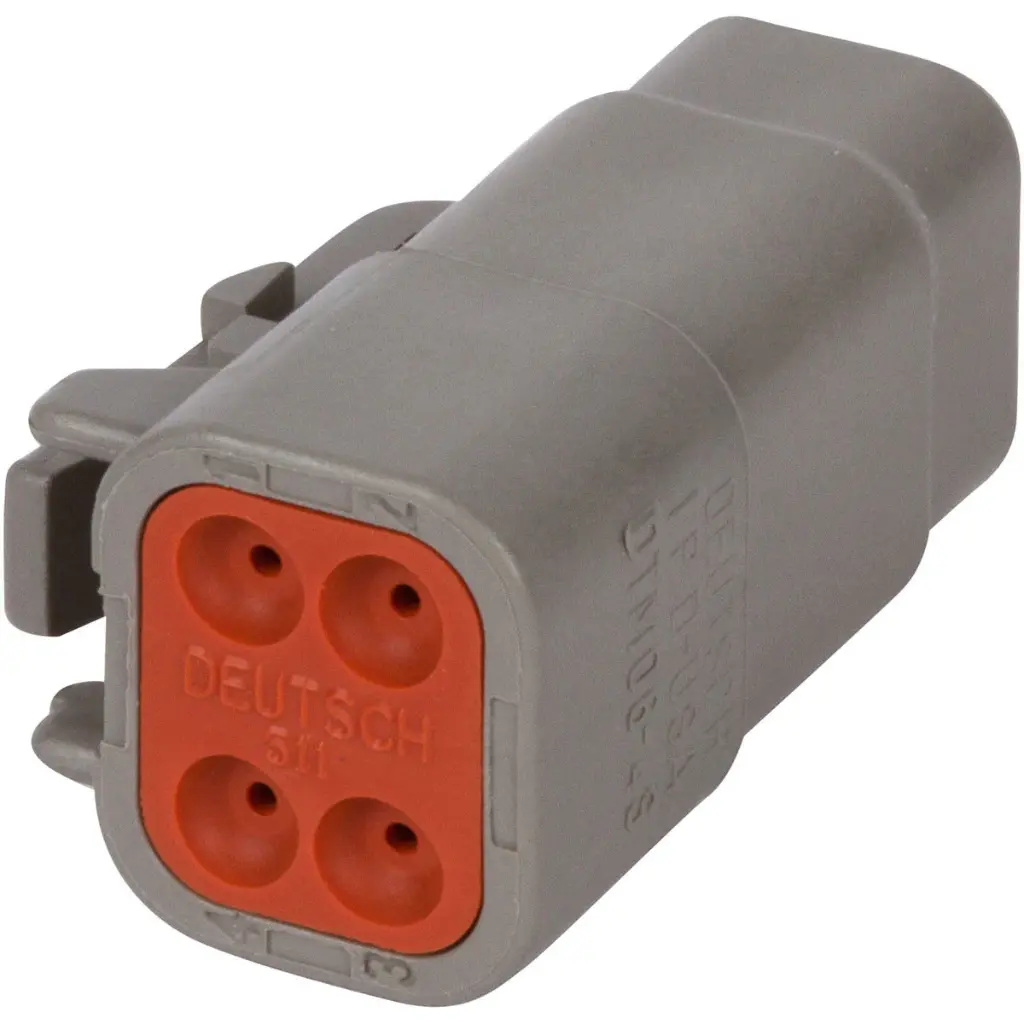 DTM 4-Way Male Plug (Deutsch) DTM06-4S