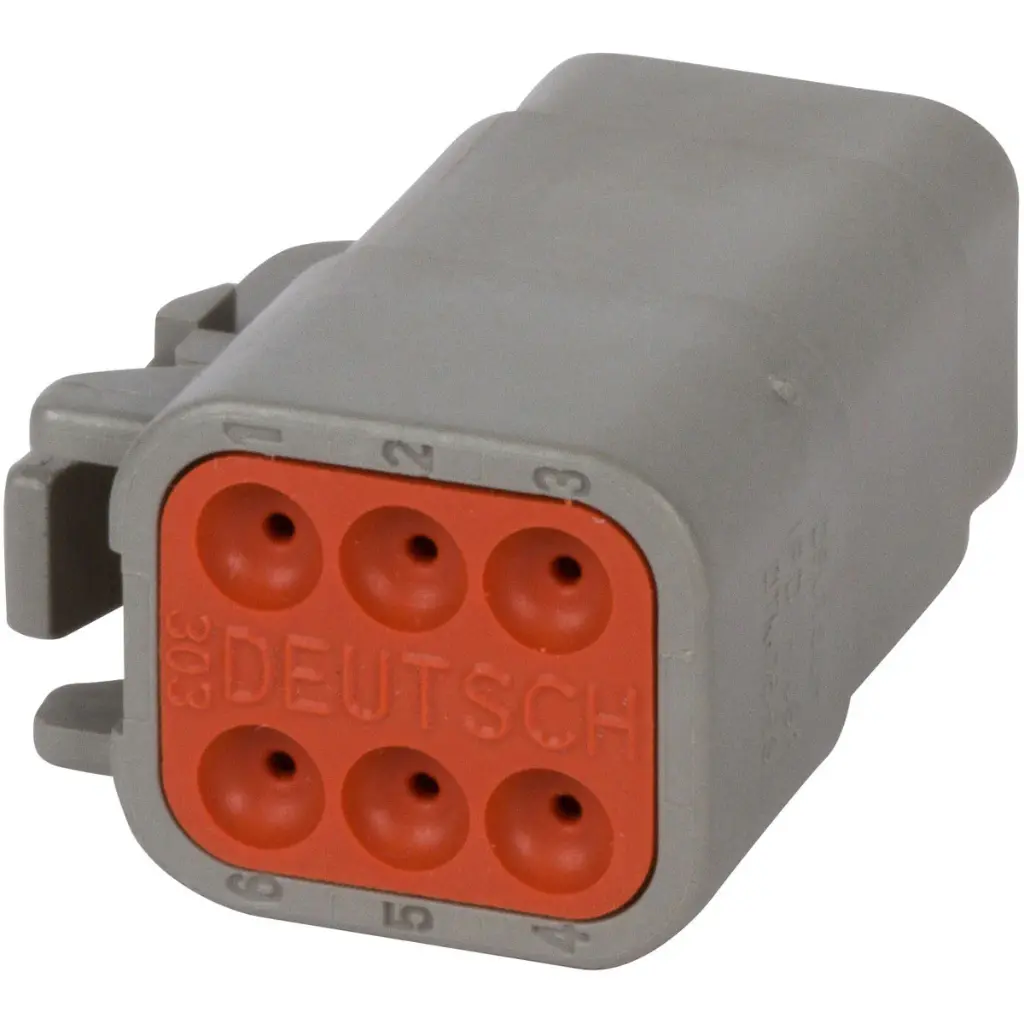 DTM 6-Way Male Plug (Deutsch) DTM06-6S