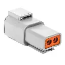 DTP 2-Way Female Receptacle W/Wedgelock (Deutsch)