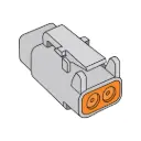 DTP 2-Way Male Plug W/Wedgelock (Deutsch)