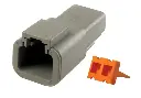 DTP 4-Way Female Receptacle W/Wedgelock (Deutsch)
