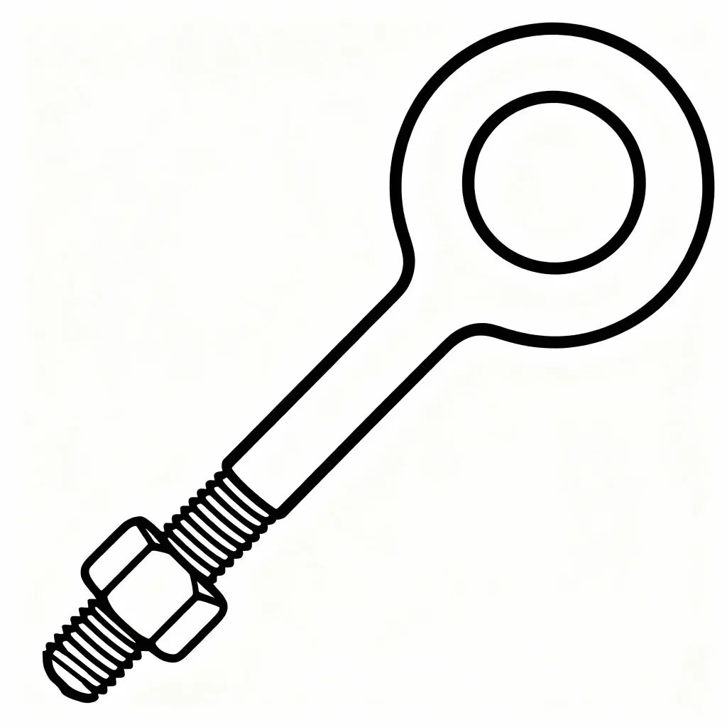 1/2"-13 X 3-1/4" Machinery Eye Bolt Stainless Steel