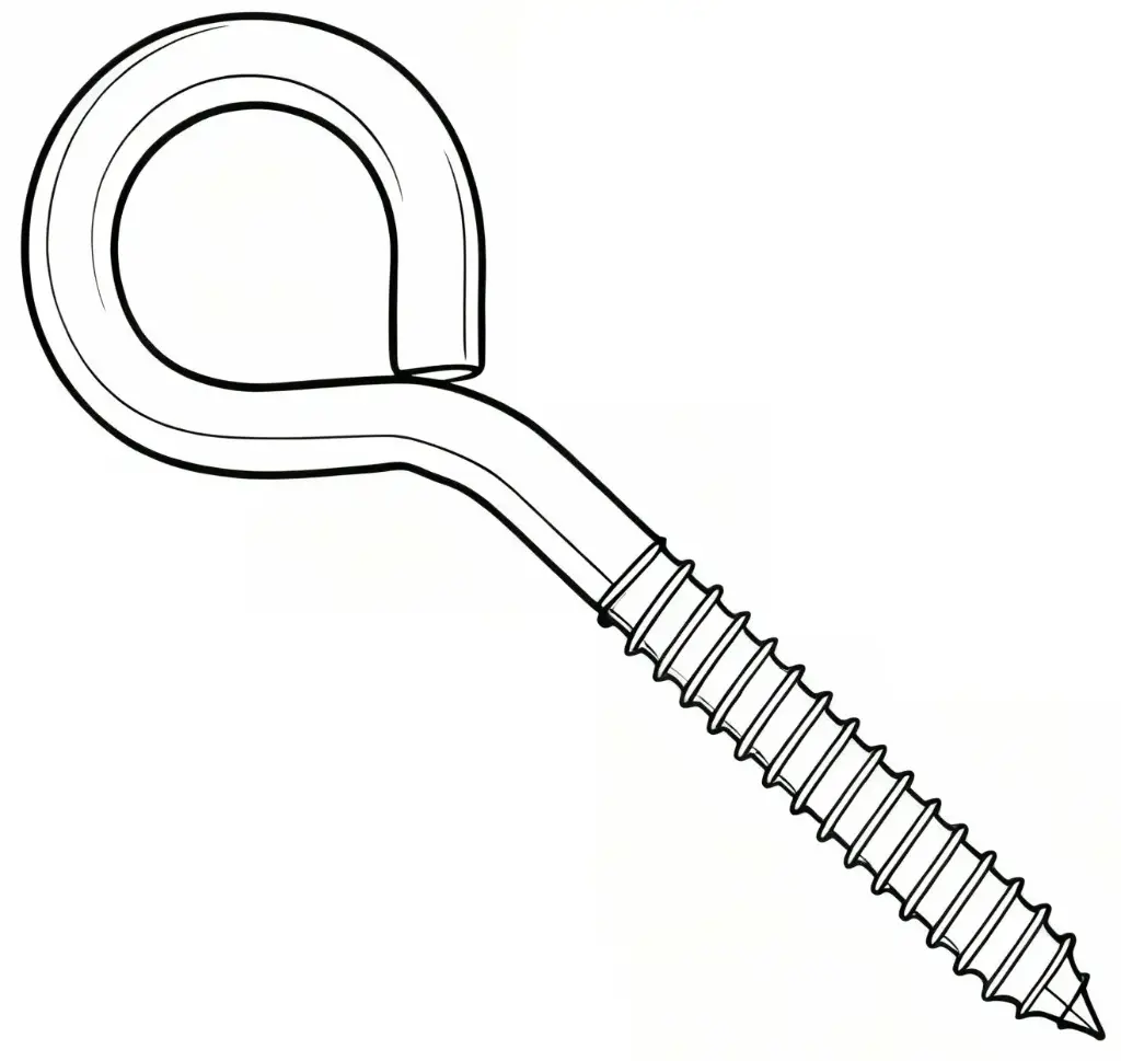 1/4" X 5" Lag Eye Bolt Stainless