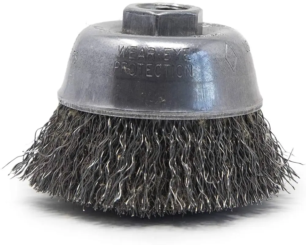 2-3/4" X .014 X 5/8-11 Crimped Wire Cup Brush Steel [C1690]