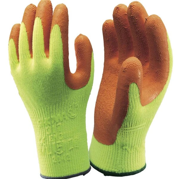 DOZEN Medium Hi-Viz Grip 317 Glove (Atlas/Showa)