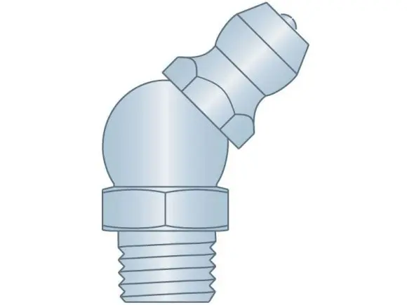 8mm-1.0 45° Grease Zerk