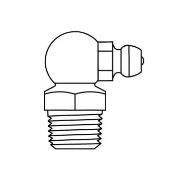 10mm-1.0 90° Grease Zerk