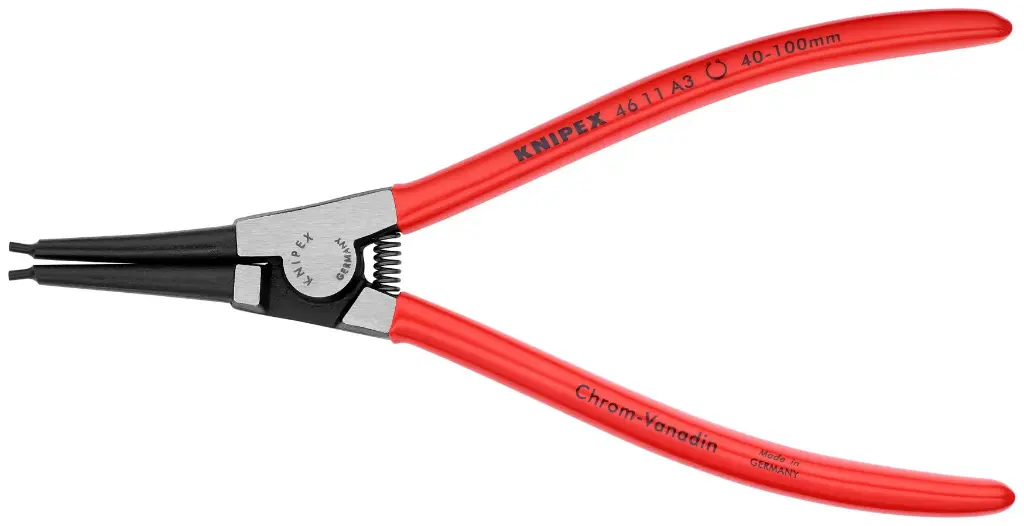 External Retaining Ring Pliers Straight Tip [1-37/64" to 3-15/16"] (Knipex)