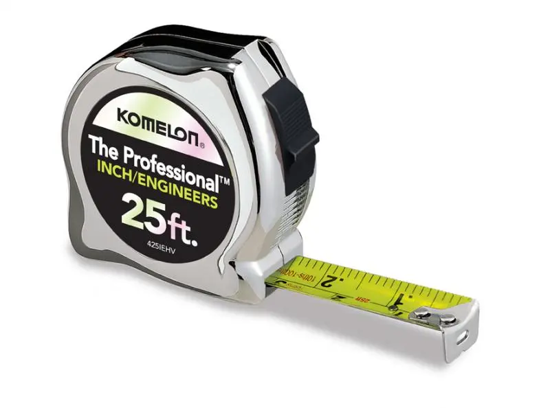25Ft. Inch/Engineer Tape Measure "The Professional" (Komelon)