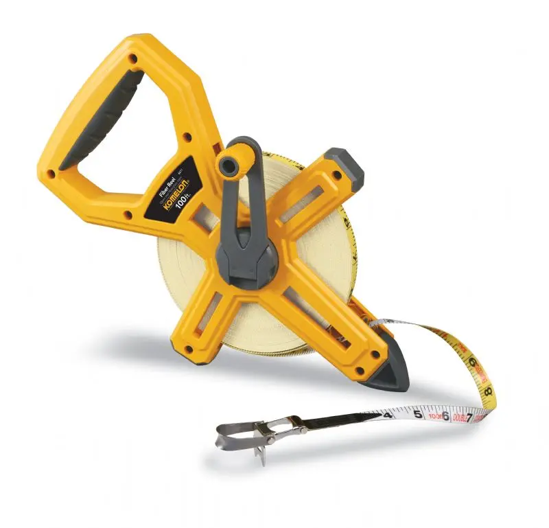 100Ft. Tape Measure Reel Inch/Engineers (Komelon)
