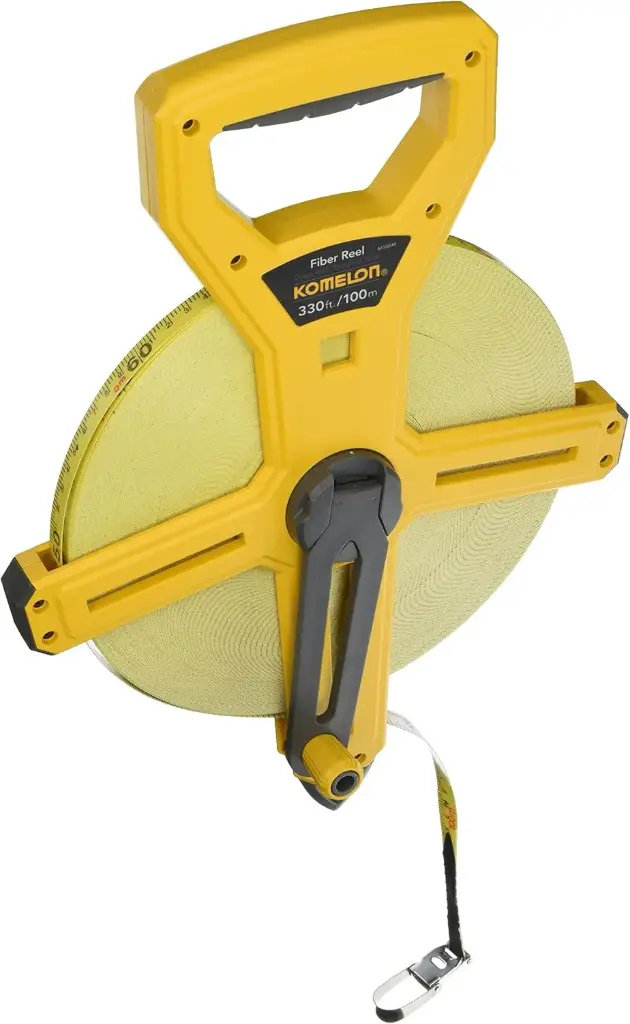 330Ft./100M X 1/2 Open Reel Fiberglass Tapemeasure (Komelon)