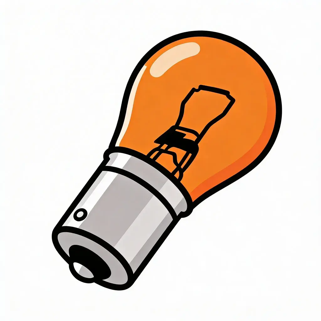 1156NA Amber Light Bulb
