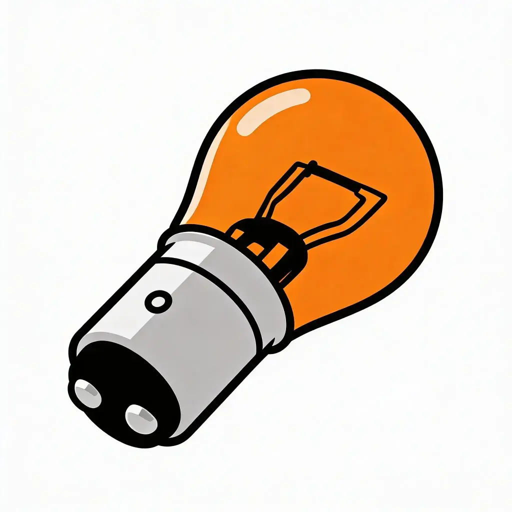 1157NA Amber Light Bulb