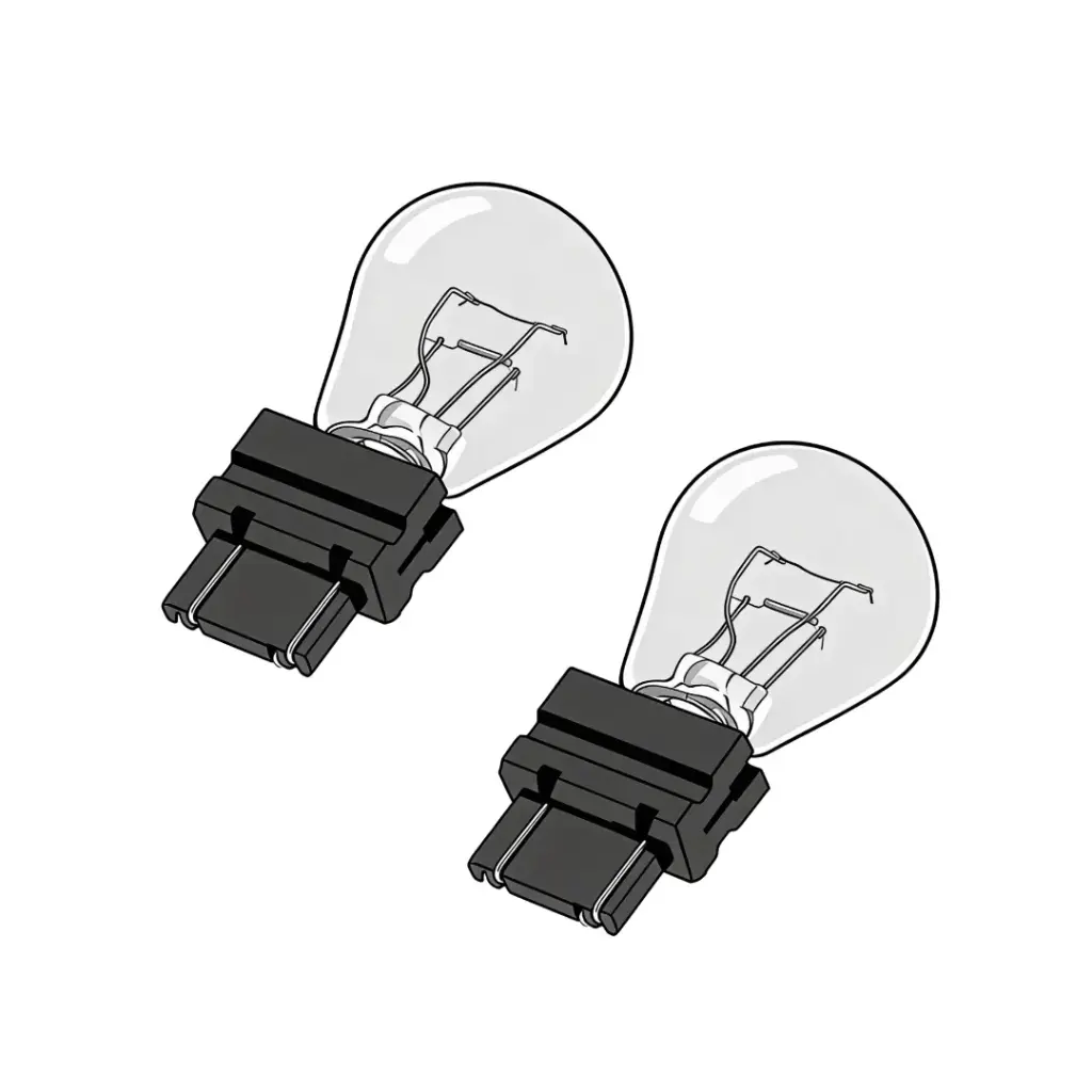 2Pk 4057 Longer Life Mini Light Bulb