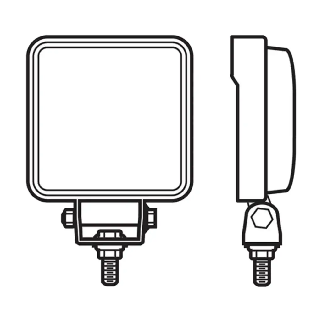 4" 12,000 Lumen 120W Spot/Flood Light 12/24V