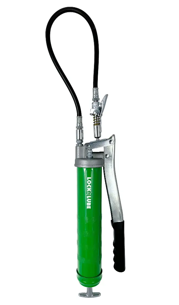 Heavy-Duty Lever Grease Gun Kit [Green] (LockNLube)