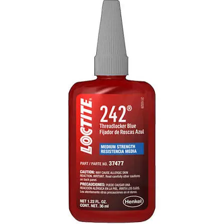 242 Threadlocker Blue Medium Strength 36ml (Loctite)