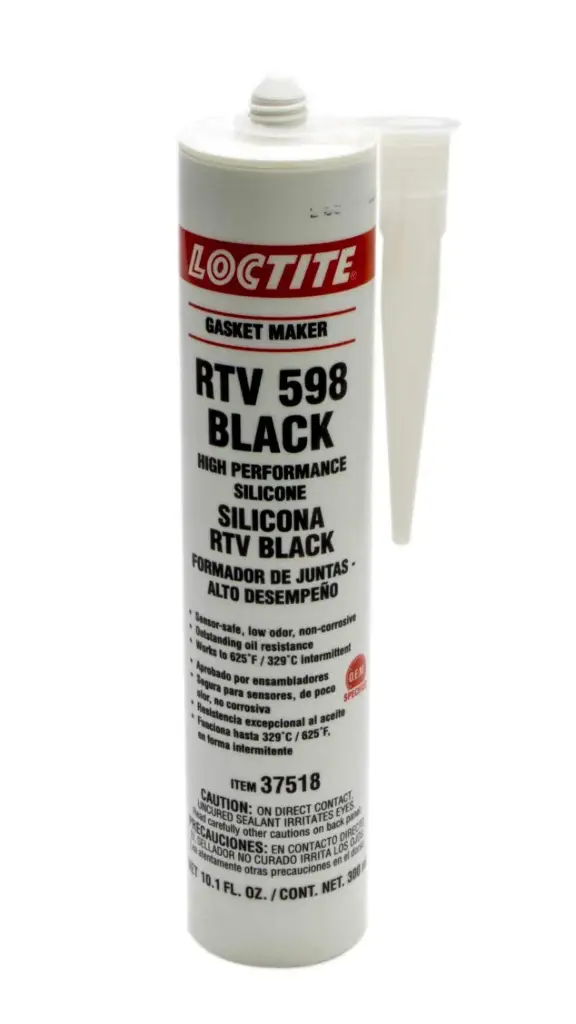 RTV 598 Black Silicone High Performance 300ml Caulking Cartridge (Loctite)