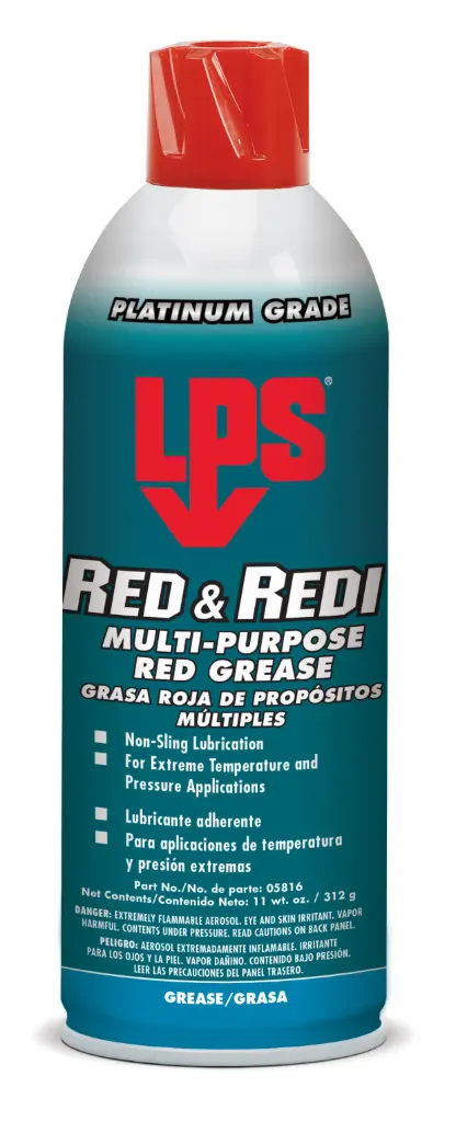 Red & Redi Multi-Purpose Red Grease [Aerosol] (LPS)